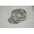 Cadet Military Hat W/Rhinestone and Print/Embroidery Logo